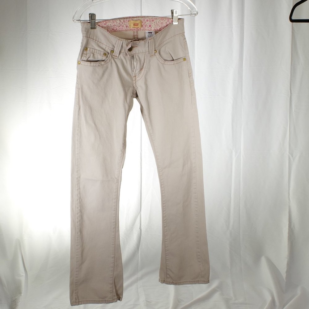 Levi's Slouch Flare Beige Twill Pant - 1M